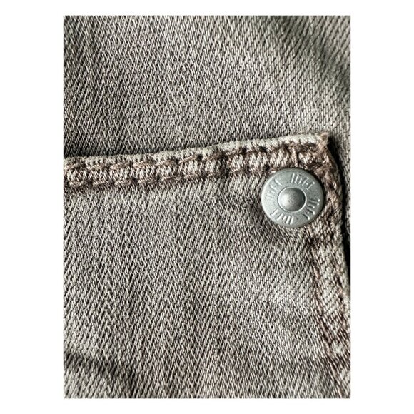 J.Jill Authentic Fit Slim Ankle Jeans Size 10 Petite Taupe Stretch Denim - Picture 6 of 8